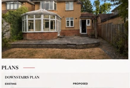 Bushey house before extension
