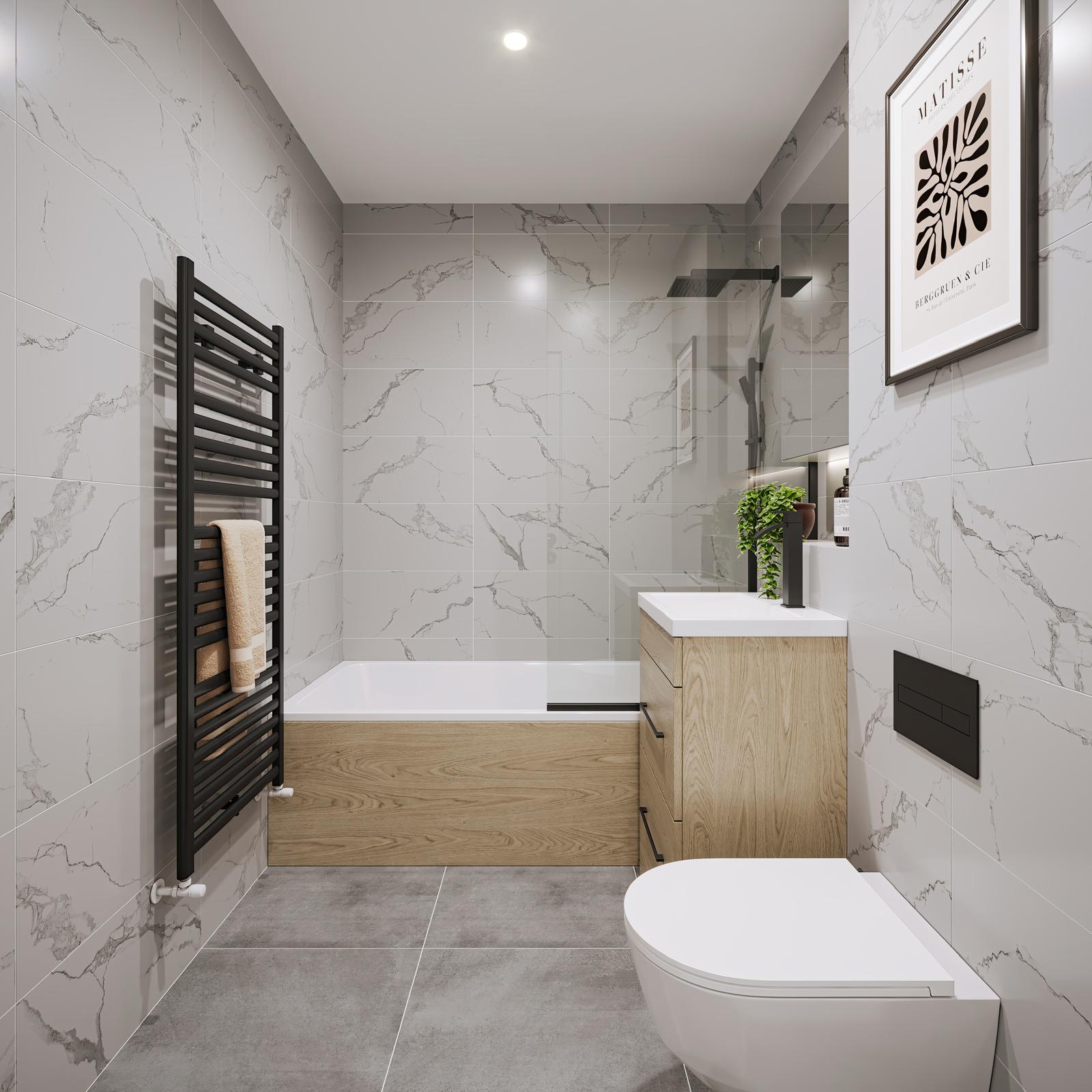 Finchley second completed bathroom