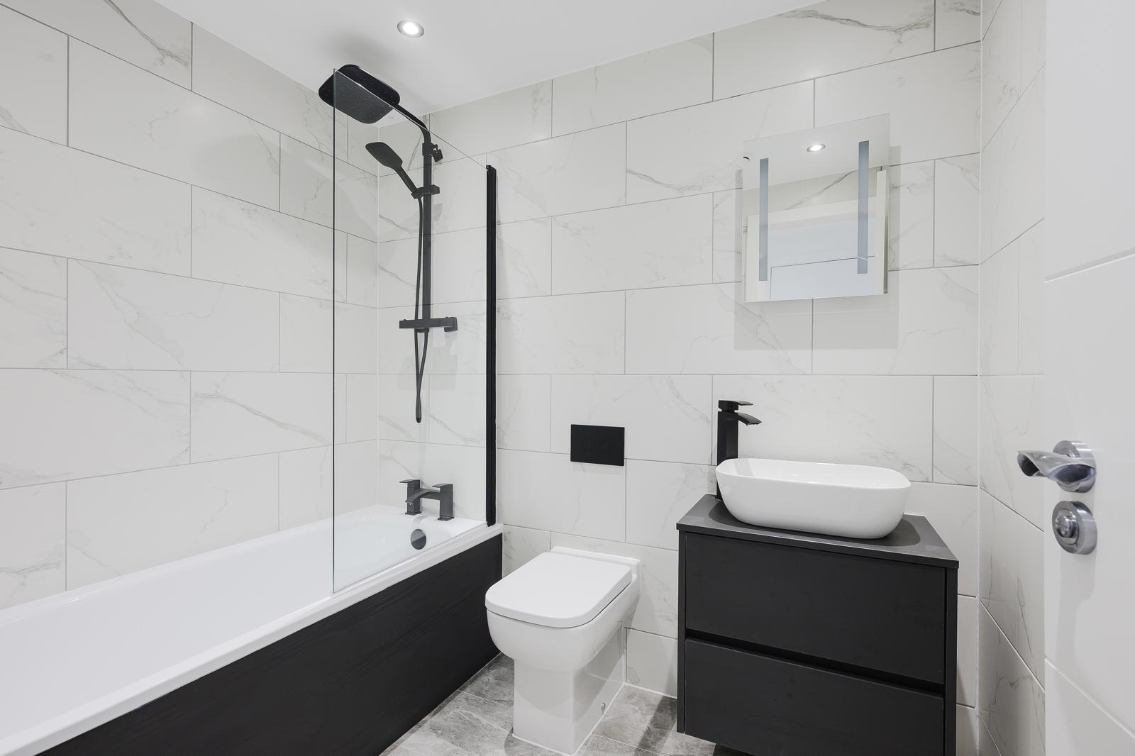Finchley completed bathroom