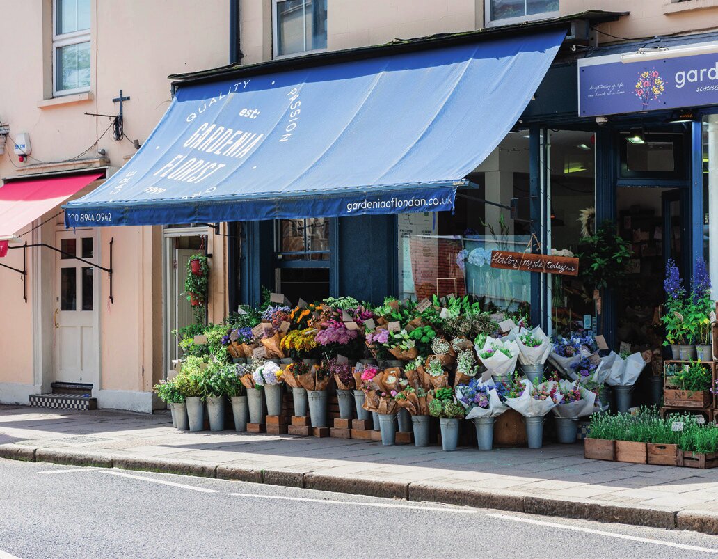 Independent florist in Wimbledon Village